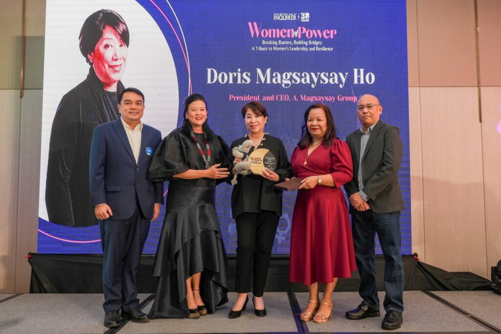 In the photo from left to right: Atty. Rudyard Arbolado, President and CEO of PDI; Sandy Prieto-Romualdez, CEO of Inquirer Group of Companies; Doris Ho, President and CEO of Magsaysay Group; Juliet Javellana, PDI Associate Publisher; and Voltaire Contreras, PDI Executive Editor
