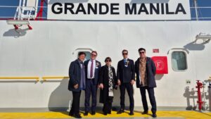 DHO, Godmother at the Naming of Grimaldi Group’s New Vessel, Grande Manila
